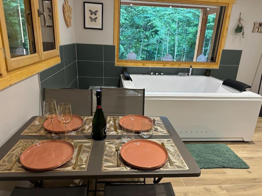 Jacuzzi En Foret L'Esperou エクステリア 写真